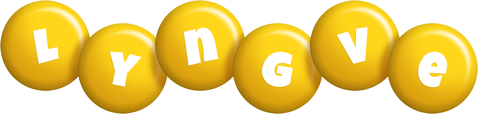 Lyngve candy-yellow logo
