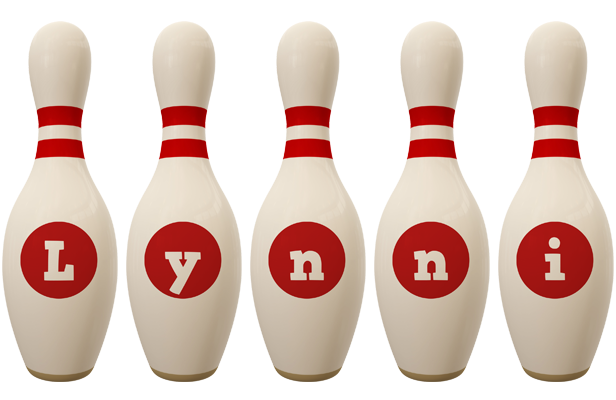 Lynni bowling-pin logo