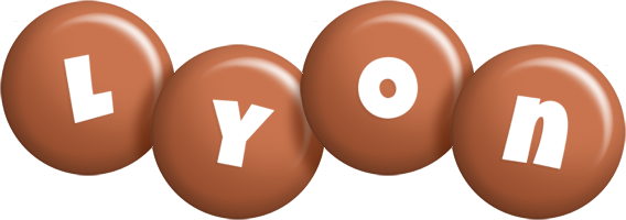 Lyon candy-brown logo