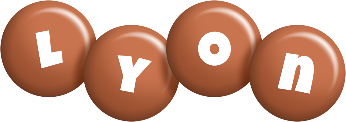 Lyon candy-brown logo
