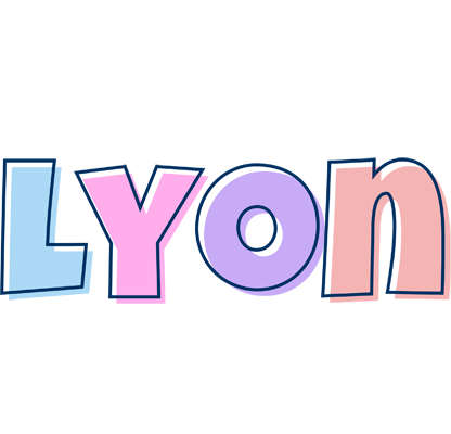 Lyon pastel logo