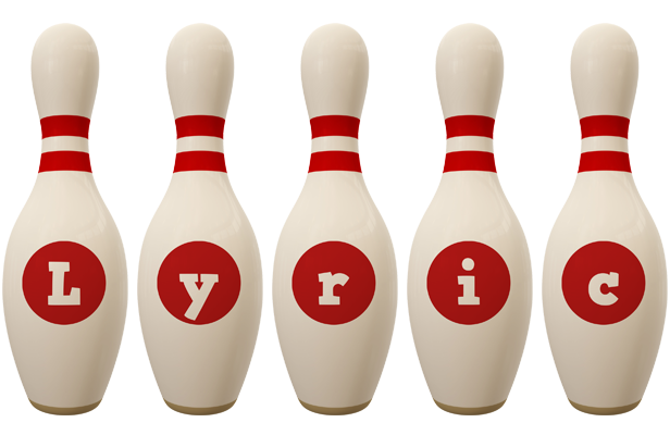 Lyric bowling-pin logo