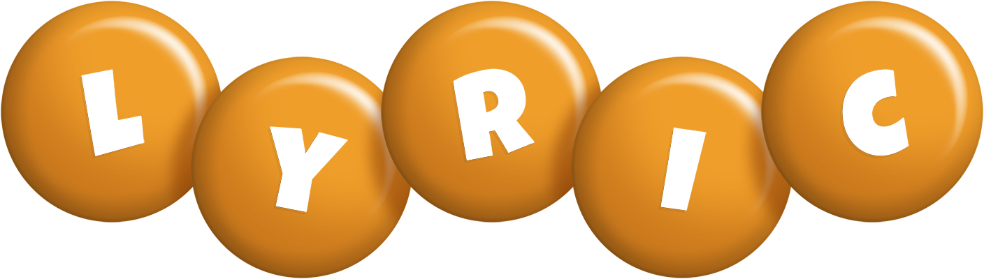 Lyric candy-orange logo