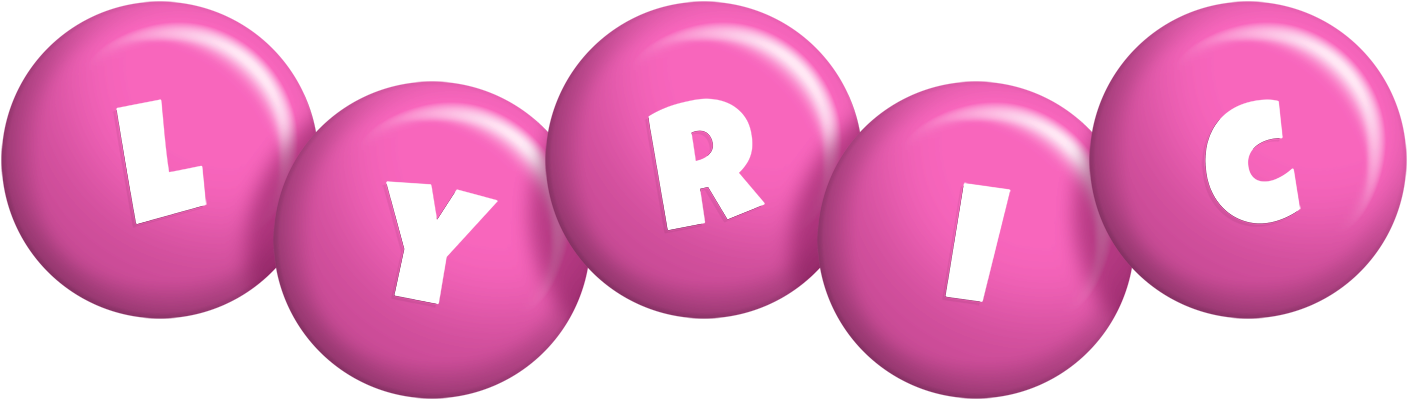Lyric candy-pink logo