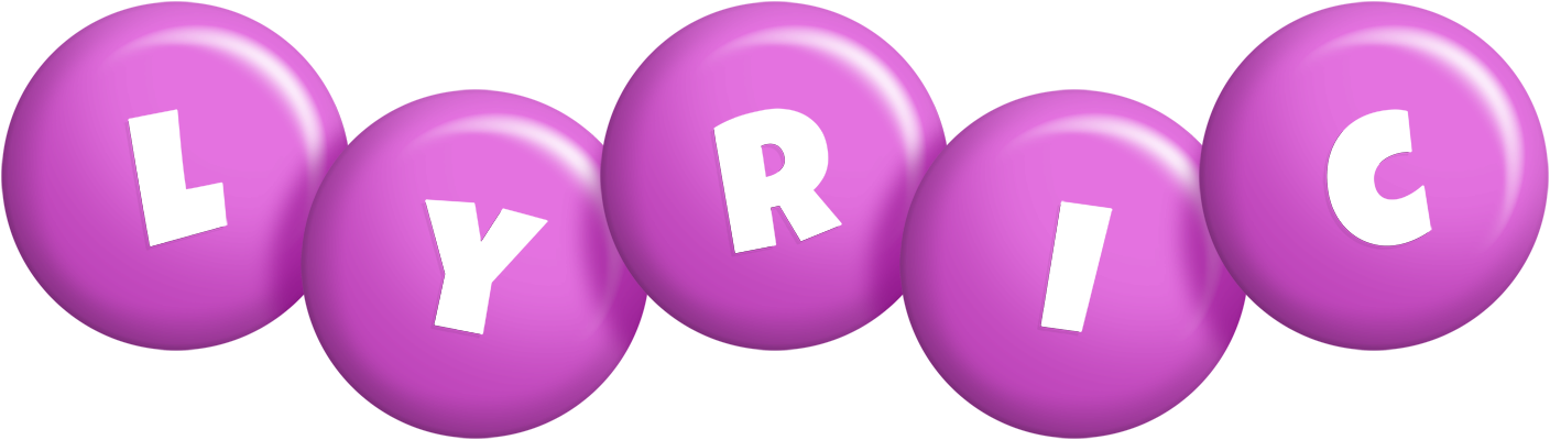 Lyric candy-purple logo