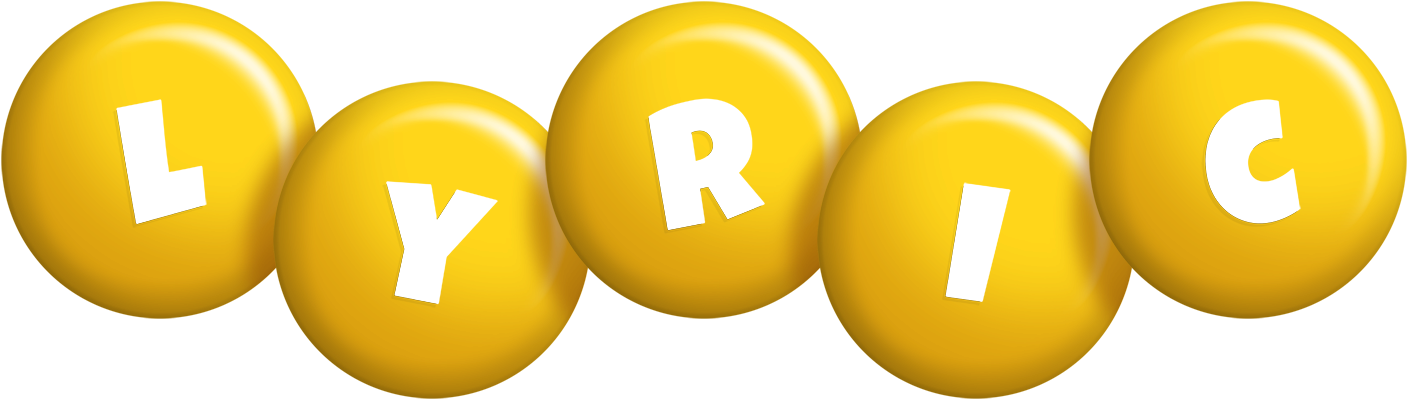 Lyric candy-yellow logo