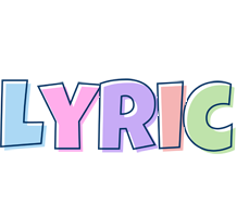 Lyric pastel logo