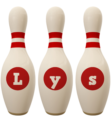 Lys bowling-pin logo