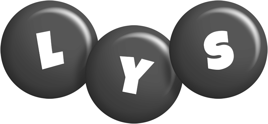 Lys candy-black logo