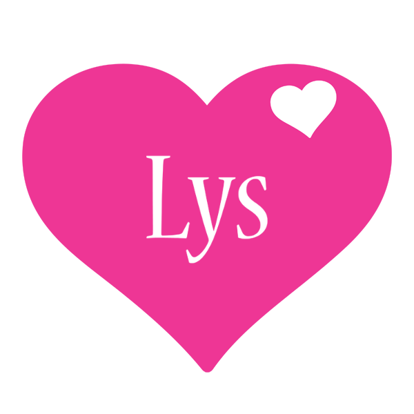 Lys love-heart logo