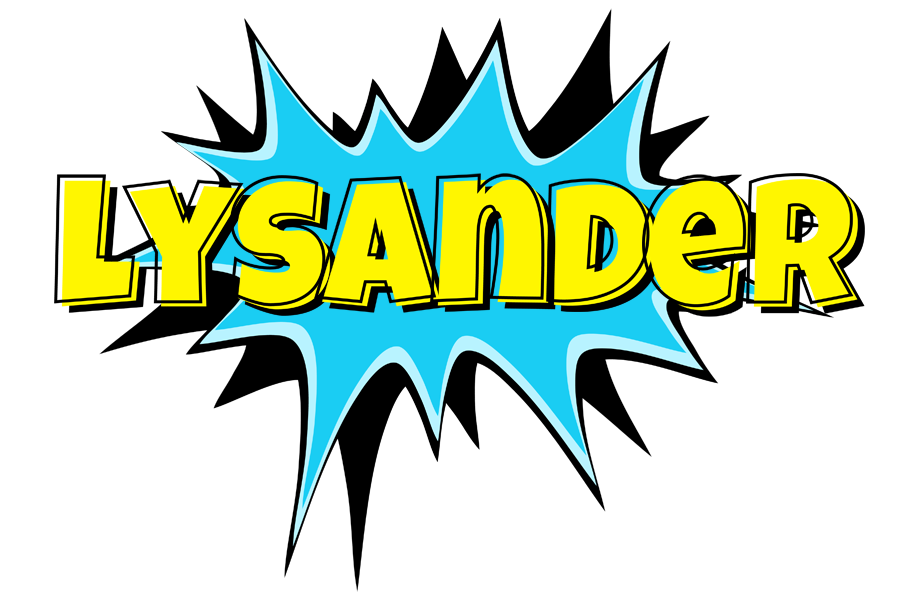Lysander amazing logo