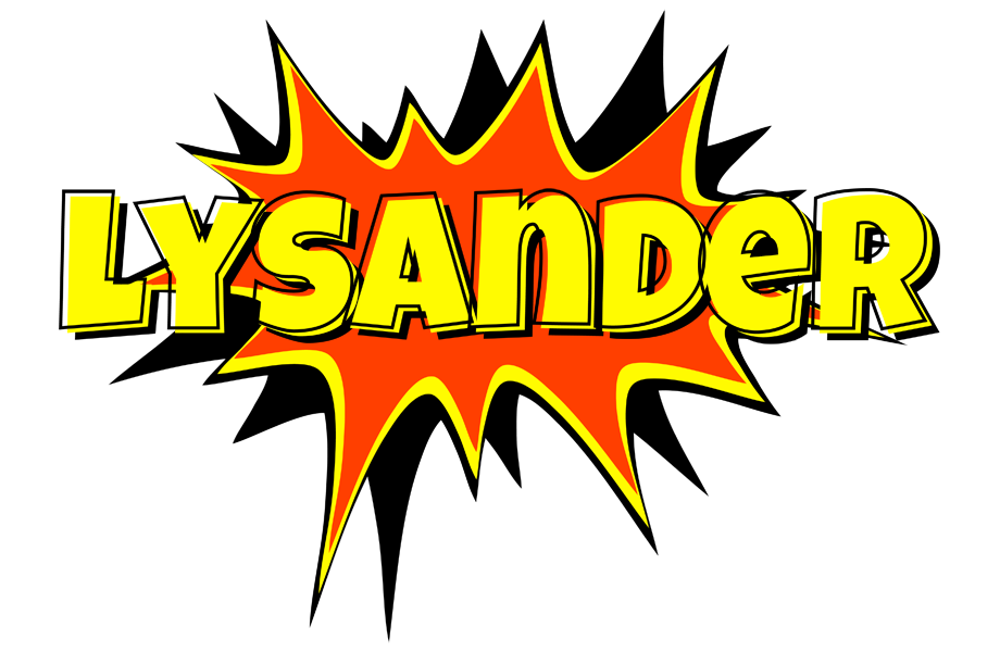 Lysander bazinga logo