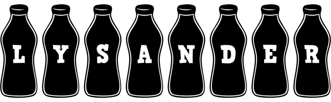 Lysander bottle logo