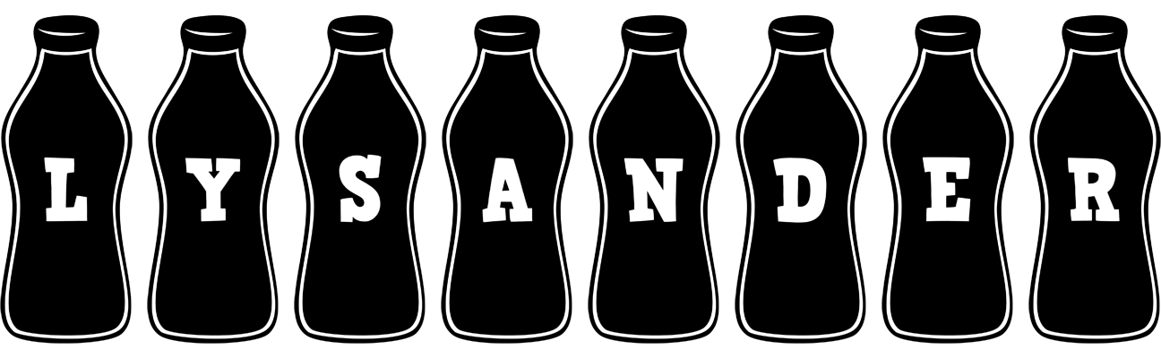Lysander bottle logo