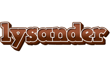 Lysander brownie logo