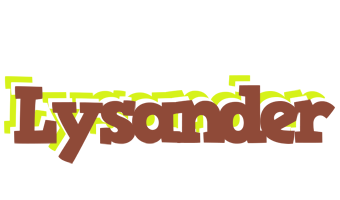 Lysander caffeebar logo