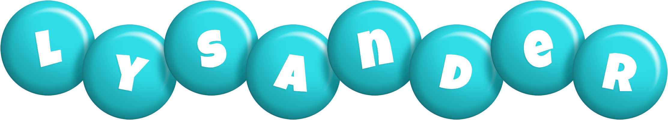 Lysander candy-azur logo