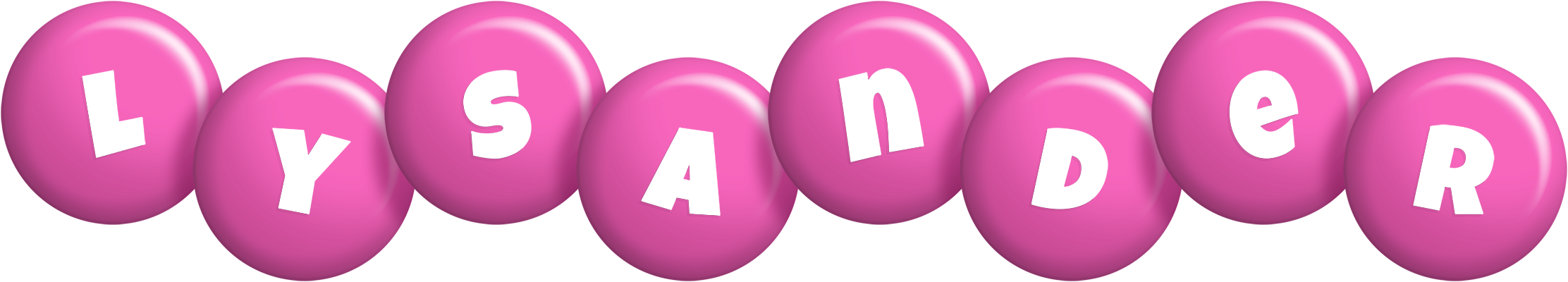 Lysander candy-pink logo