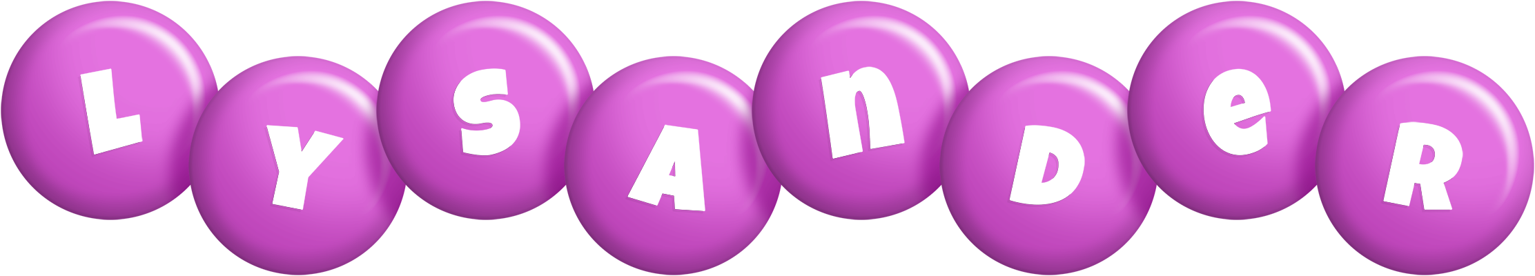 Lysander candy-purple logo