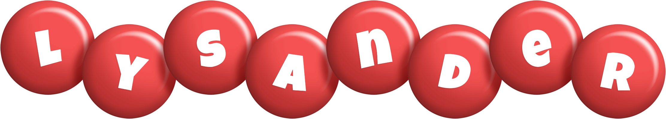 Lysander candy-red logo