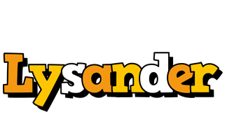 Lysander cartoon logo