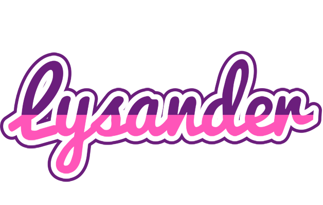 Lysander cheerful logo