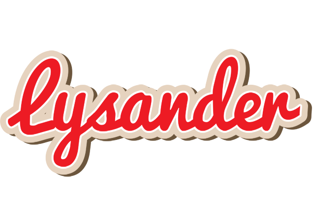 Lysander chocolate logo