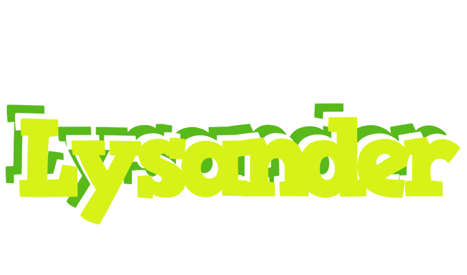 Lysander citrus logo