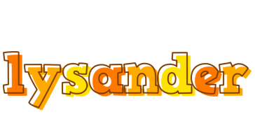 Lysander desert logo