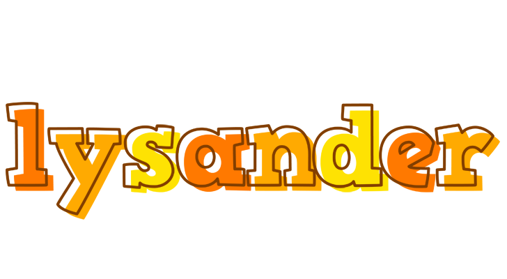 Lysander desert logo