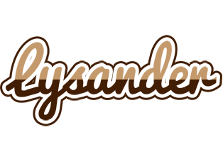 Lysander exclusive logo