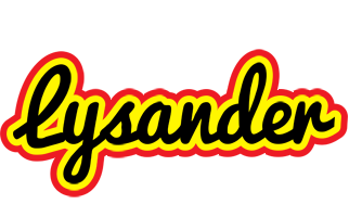 Lysander flaming logo