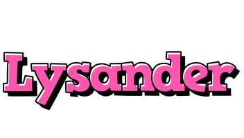 Lysander girlish logo