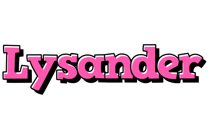 Lysander girlish logo
