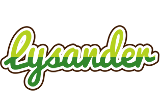 Lysander golfing logo