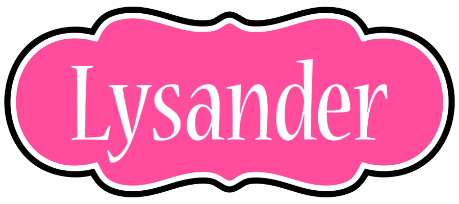 Lysander invitation logo