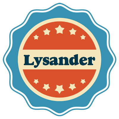 Lysander labels logo