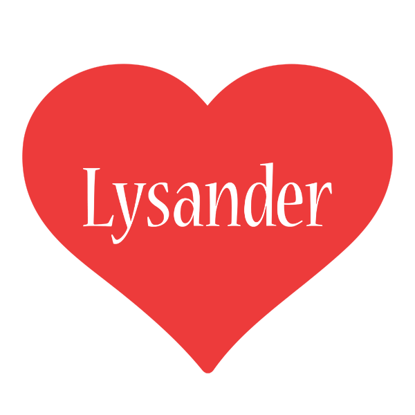Lysander love logo