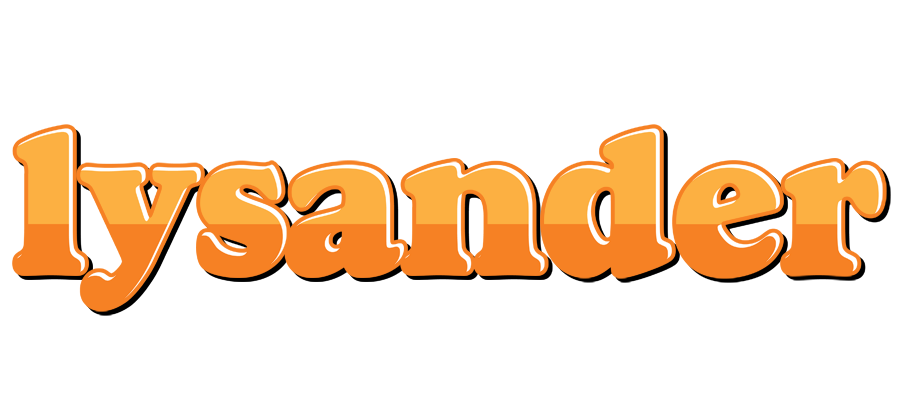 Lysander orange logo