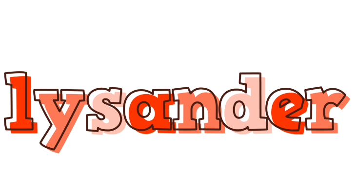 Lysander paint logo
