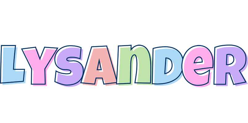 Lysander pastel logo