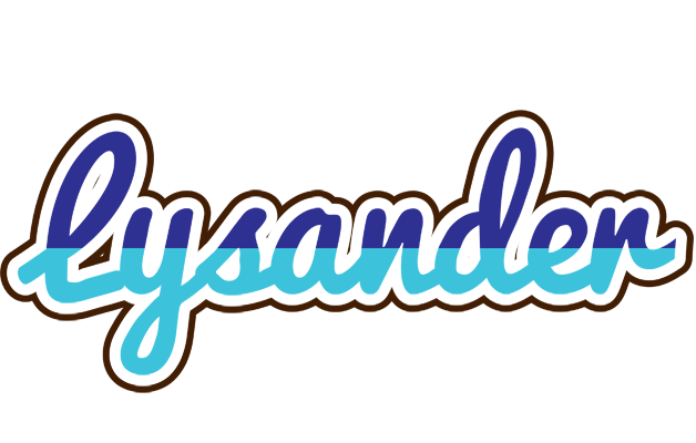 Lysander raining logo