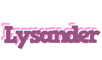 Lysander relaxing logo