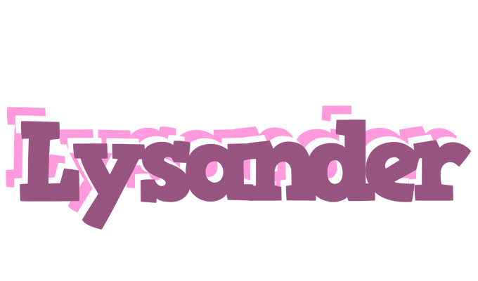 Lysander relaxing logo