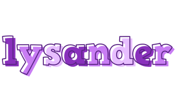 Lysander sensual logo