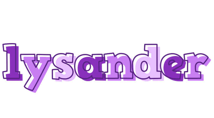 Lysander sensual logo