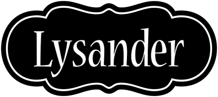 Lysander welcome logo