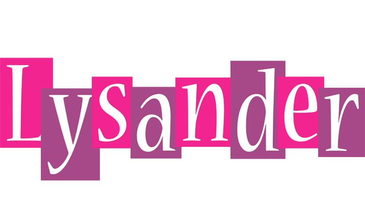 Lysander whine logo