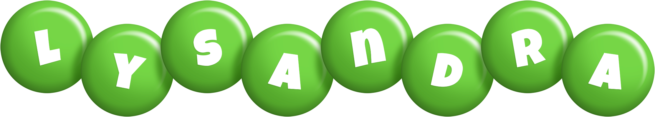 Lysandra candy-green logo