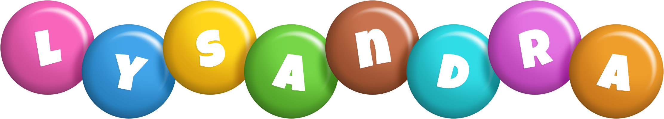 Lysandra candy logo